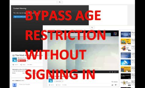 sign into your primary account to confirm your age